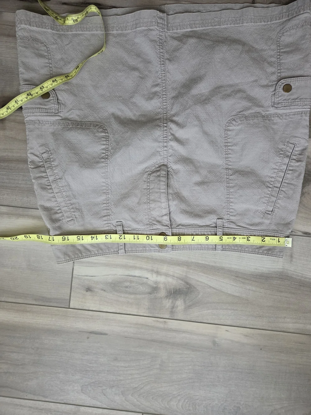 L.L.Bean Neutral Beige Favorite Fit Skirt